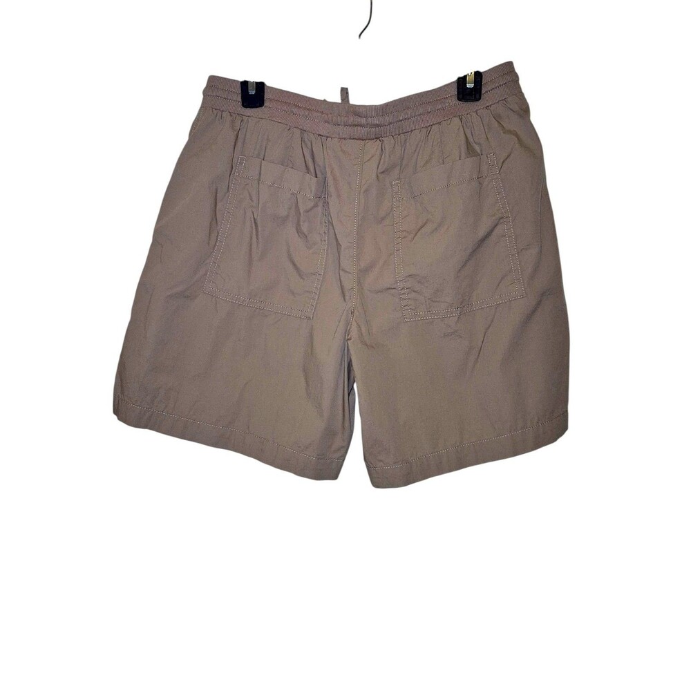 Pact Boulevard Brushed Twill Shorts Large Camel Comfy Drawstring Bottoms - Picture 4 of 4